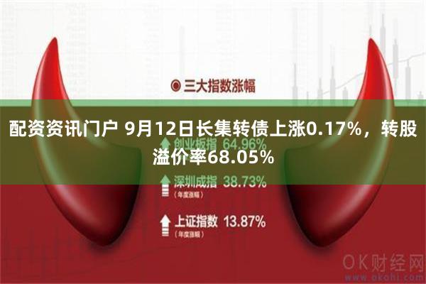 配资资讯门户 9月12日长集转债上涨0.17%，转股溢价率68.05%