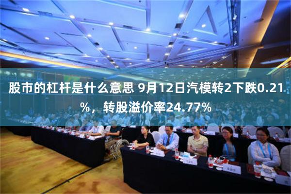 股市的杠杆是什么意思 9月12日汽模转2下跌0.21%，转股溢价率24.77%