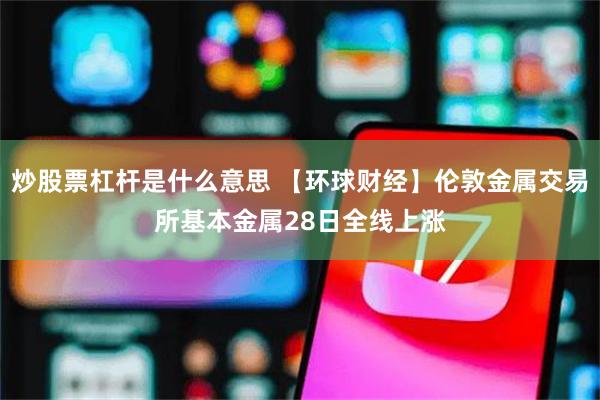 炒股票杠杆是什么意思 【环球财经】伦敦金属交易所基本金属28日全线上涨