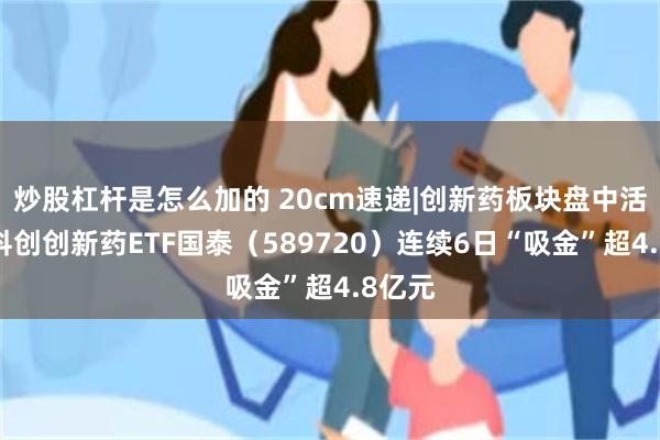 炒股杠杆是怎么加的 20cm速递|创新药板块盘中活跃，科创创新药ETF国泰（589720）连续6日“吸金”超4.8亿元